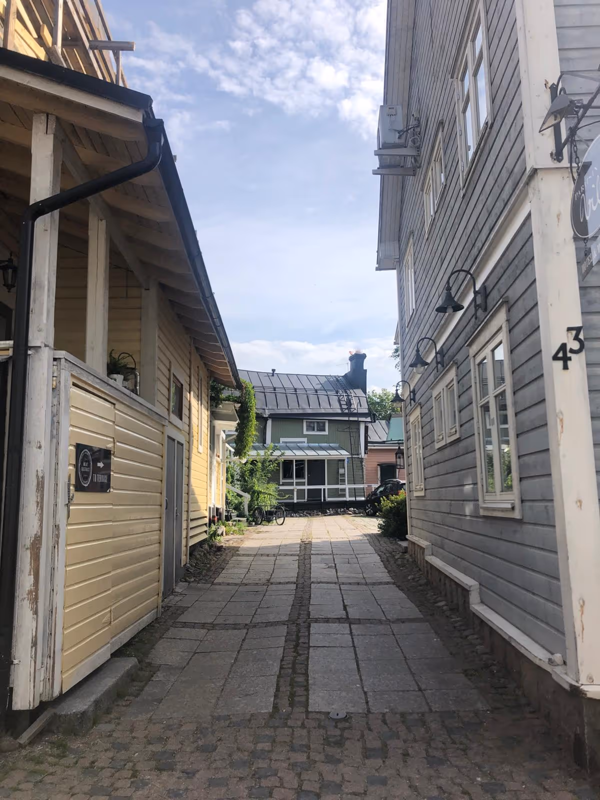 Kuva Porvoon kaupungista keskustassa kotipalvelut Emerta